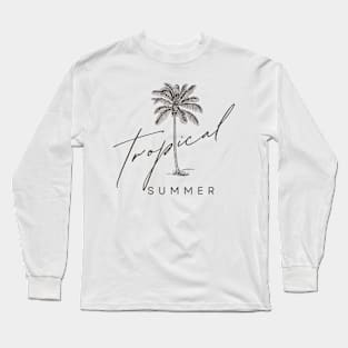 Tropical Summer Long Sleeve T-Shirt